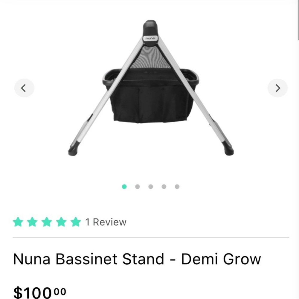 Nuna bassinet stand : new in open box